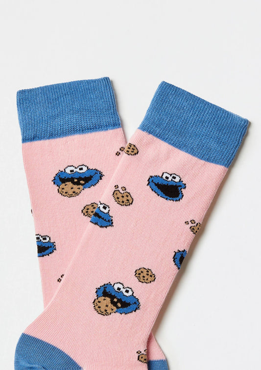 BeSesameStreet Cookie Monster Pink - 100% Organic Cotton
