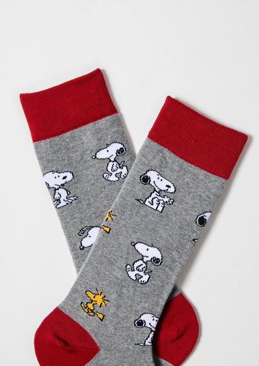 BeSnoopy Grey - 100% Organic Cotton Socks