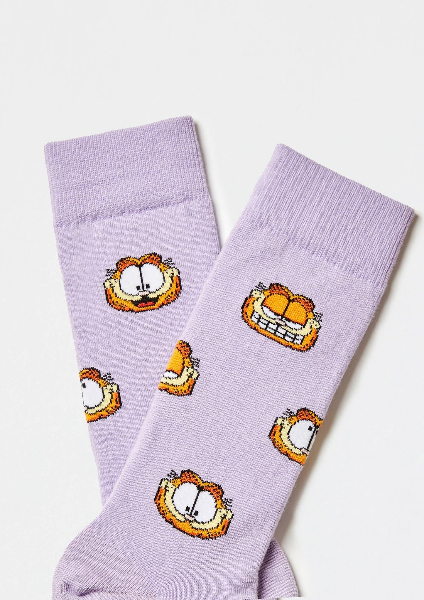 BeGarfield Faces Malva - 100% Organic Cotton Socks