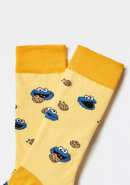 BeSesameStreet Cookie Monster Yellow - 100% Organic Cotton