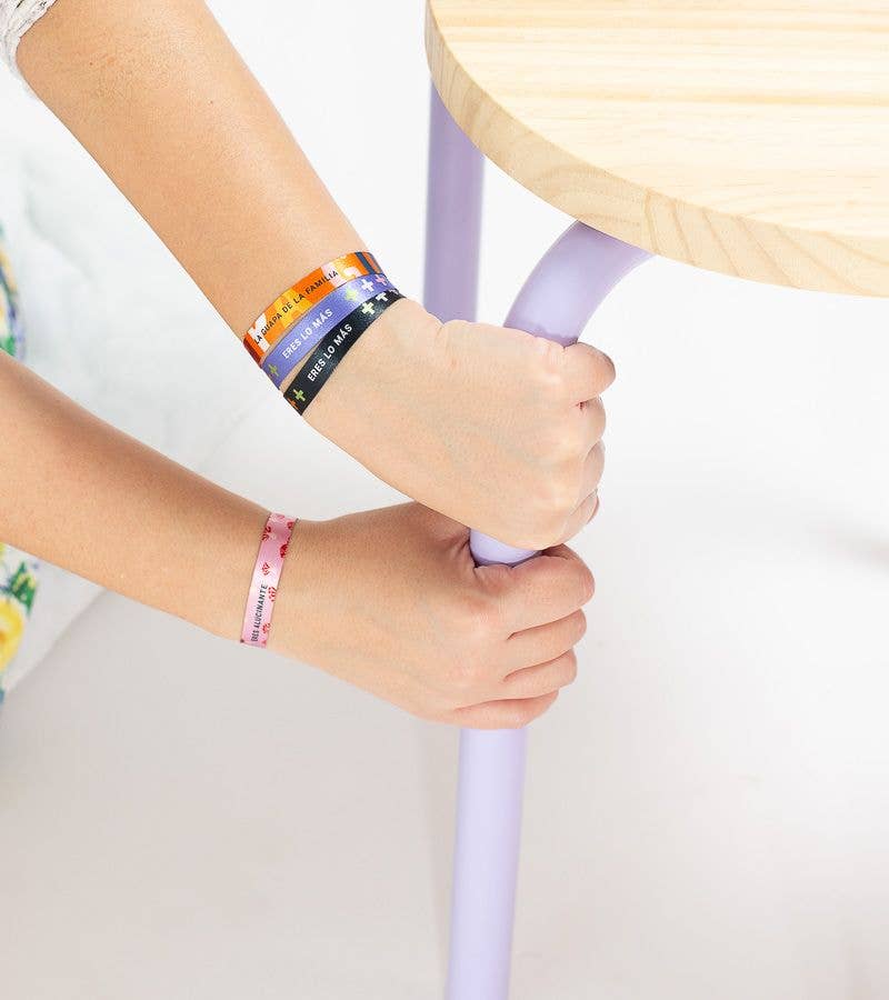 Pulsera Tela "Eres Alucinante"