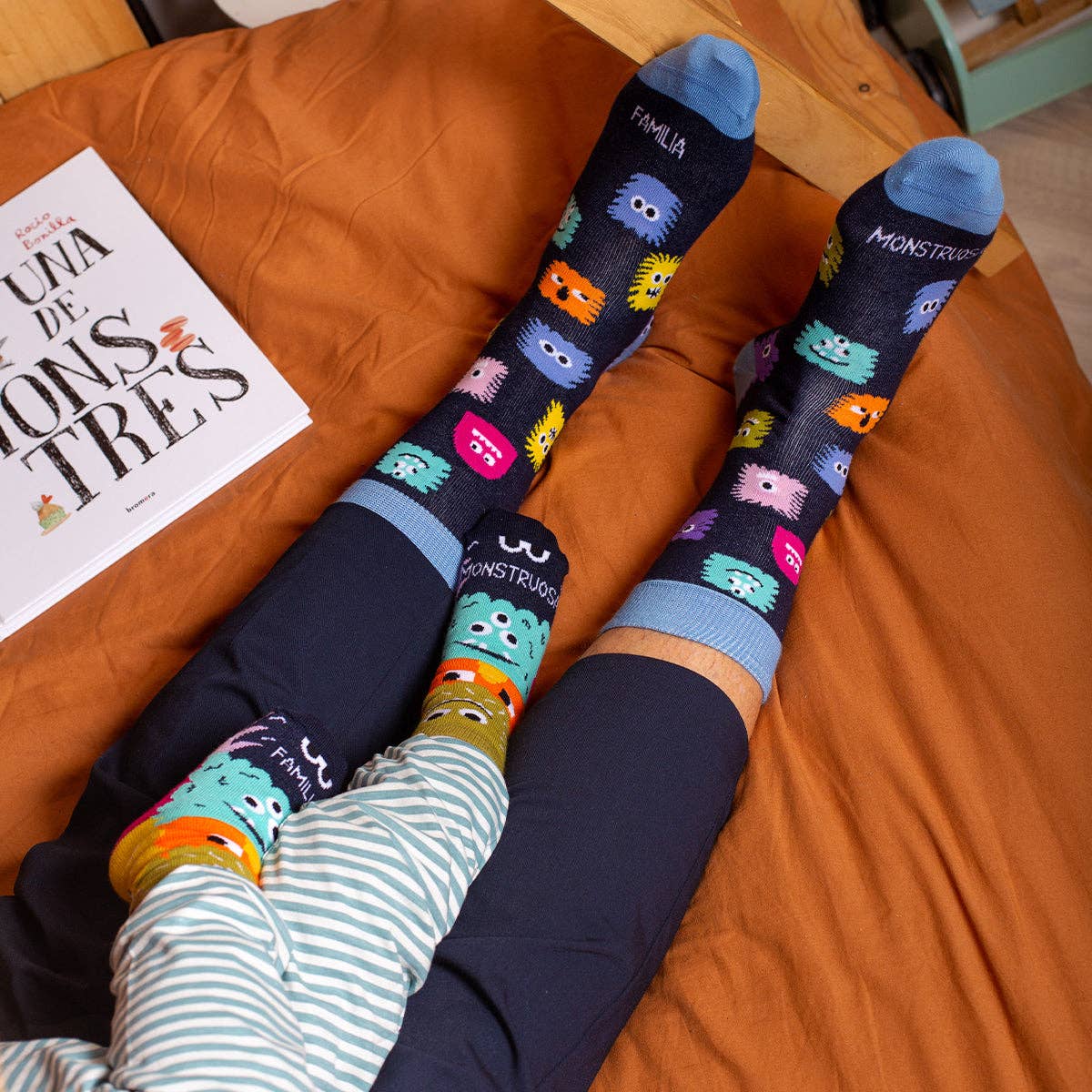 Calcetines Mini "Familia monstruosa"