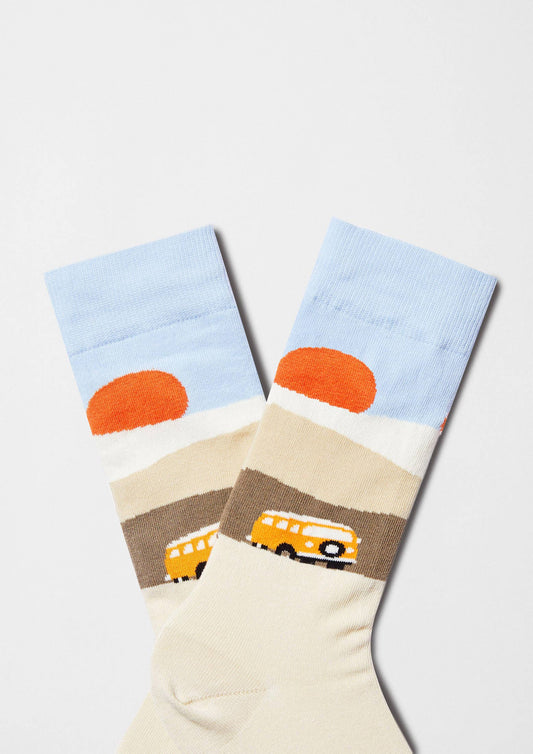 BeRoadtrip - 100% Organic Cotton Socks