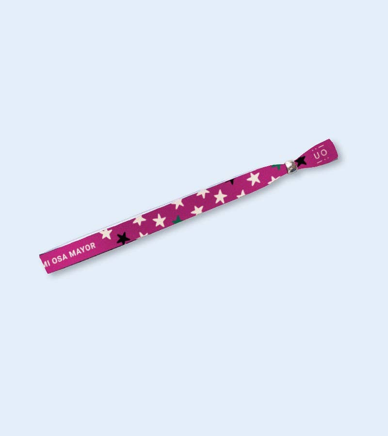 Pulsera Tela "Mamá Eres Mi Osa Mayor"