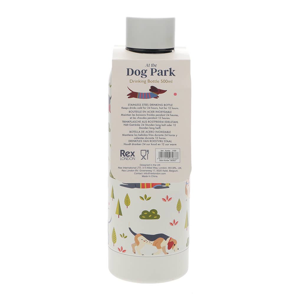 Botella de acero inoxidable 500ml - Parque para perros