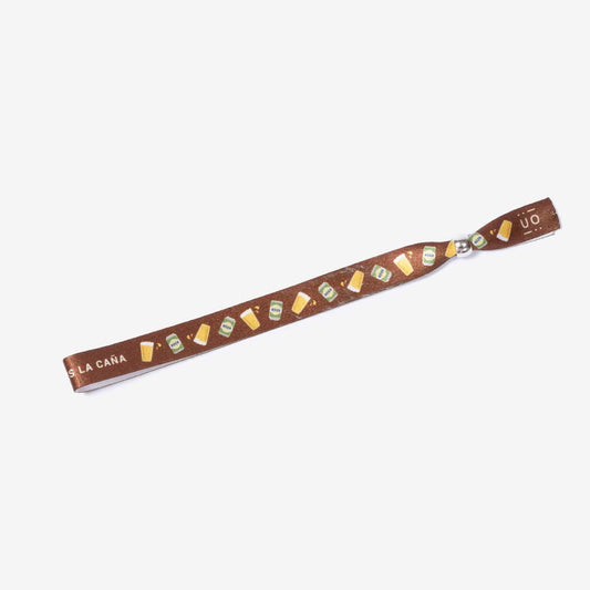 Pulsera Tela "Papá eres la caña"