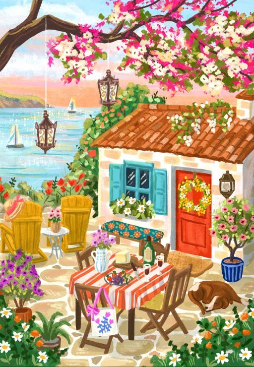 Rompecabezas de 1000 Piezas - Retiro en la Costa