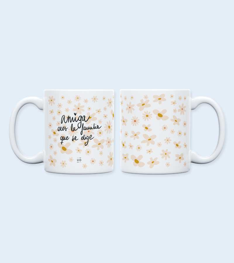 Taza "Amiga Eres Familia"