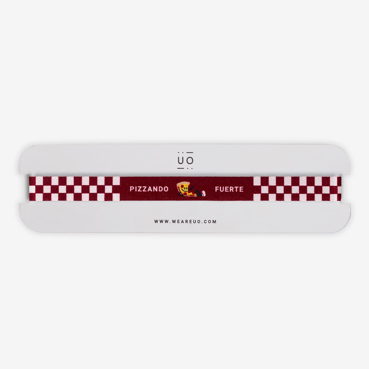 Pulsera Tela “Pizzando fuerte”