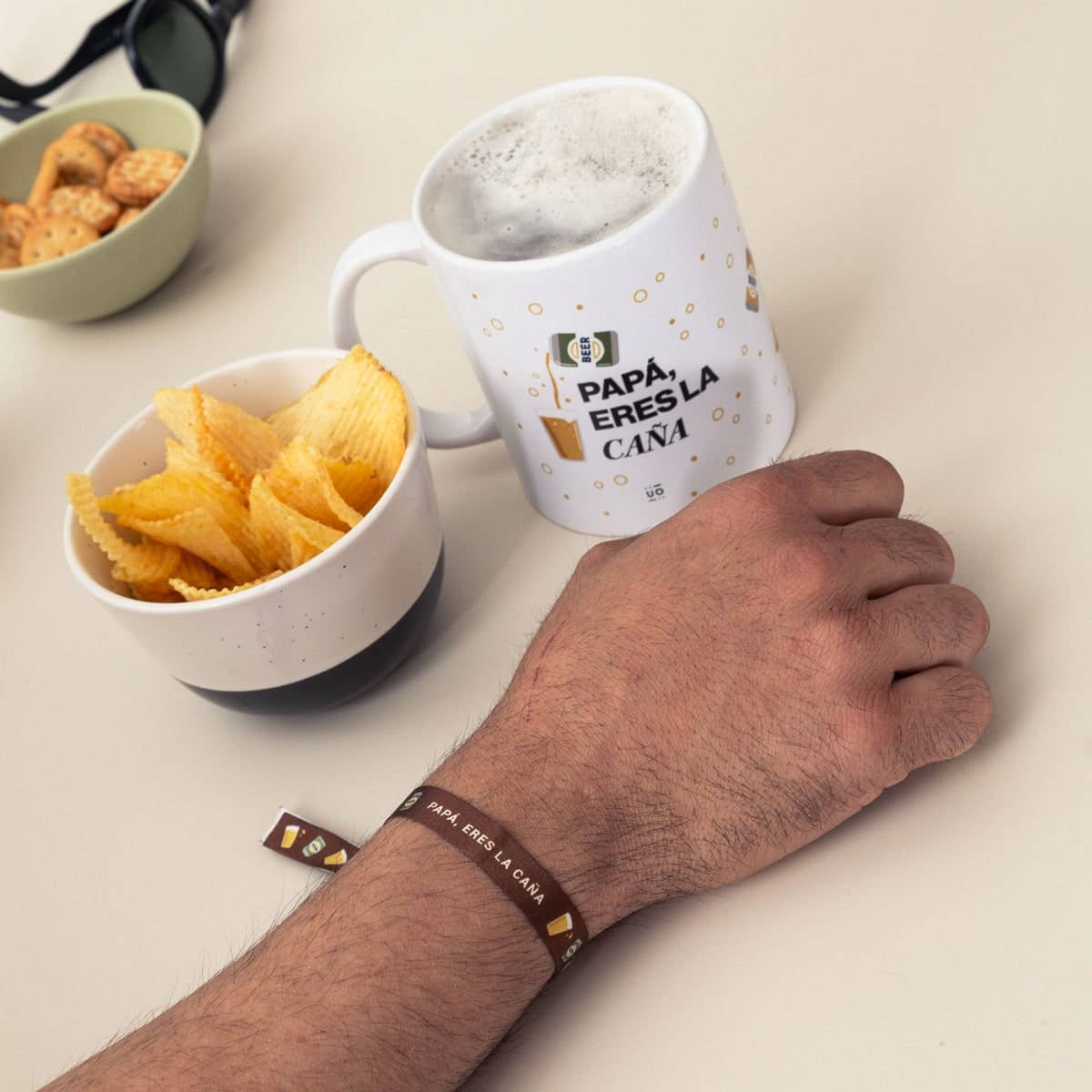 Taza "Papá, Eres La Caña"