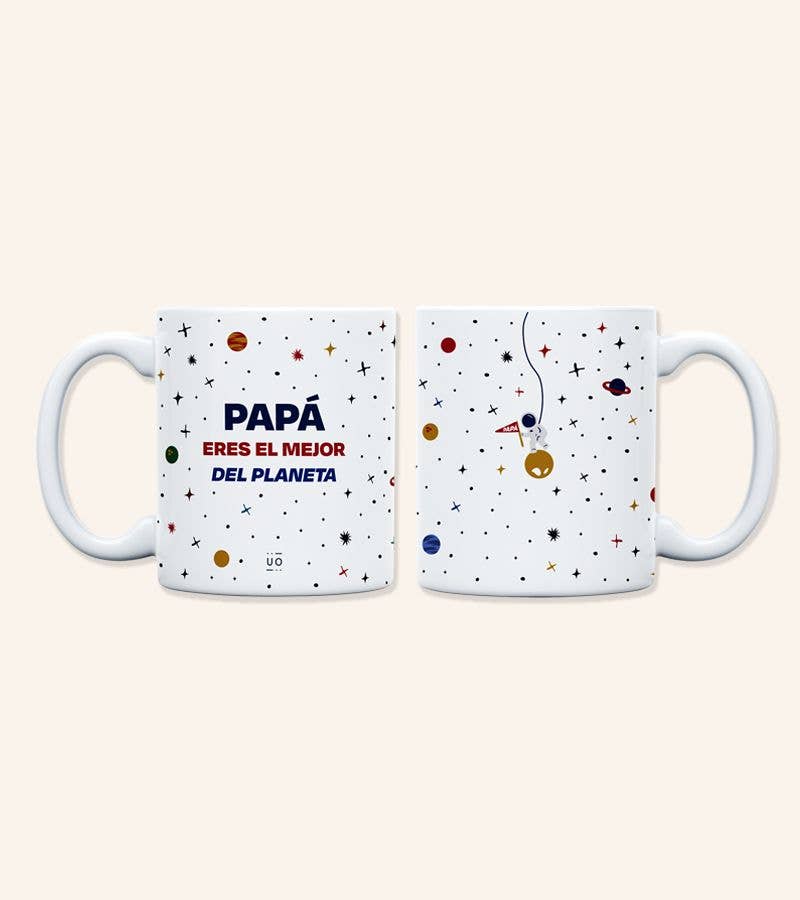 Taza "Papá, Eres El Mejor Del Planeta"