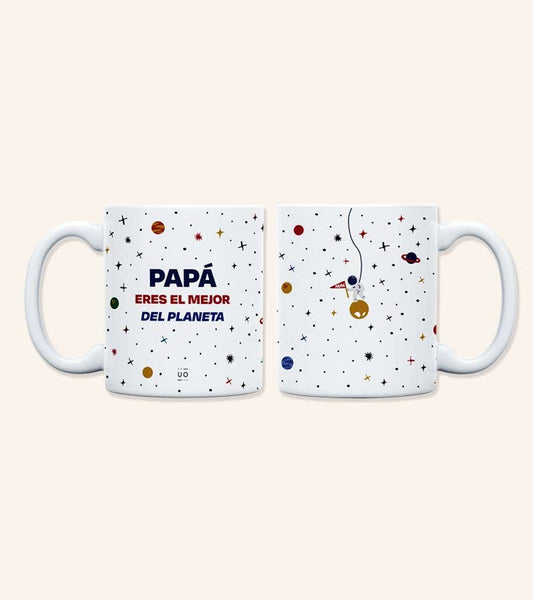 Taza "Papá, Eres El Mejor Del Planeta"
