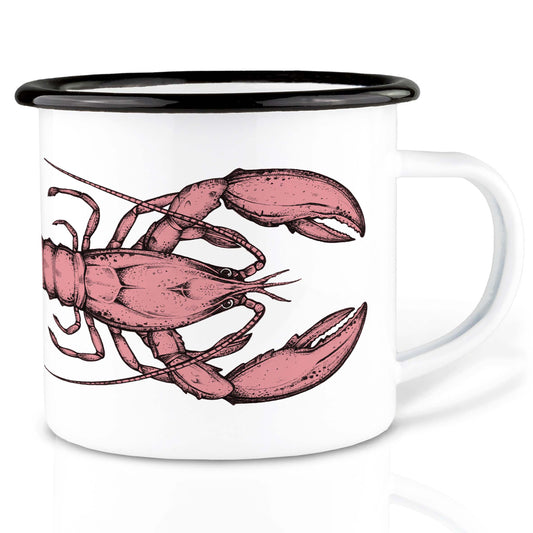 Taza de esmalte – Langosta