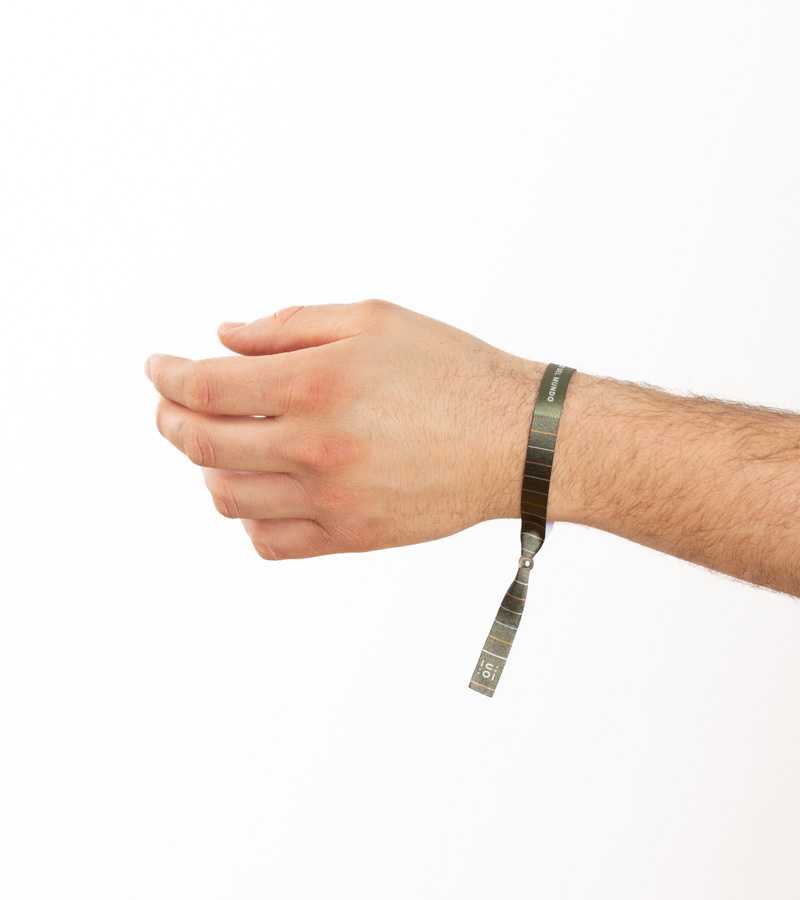 Pulsera Tela "El Mejor Abuelo Del Mundo"