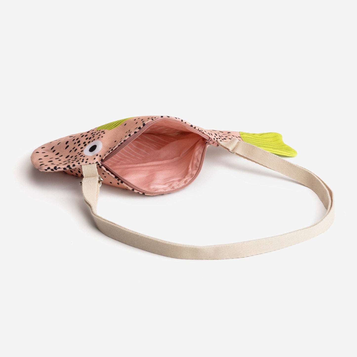 Bolso bandolera Pez globo pequeño rosa