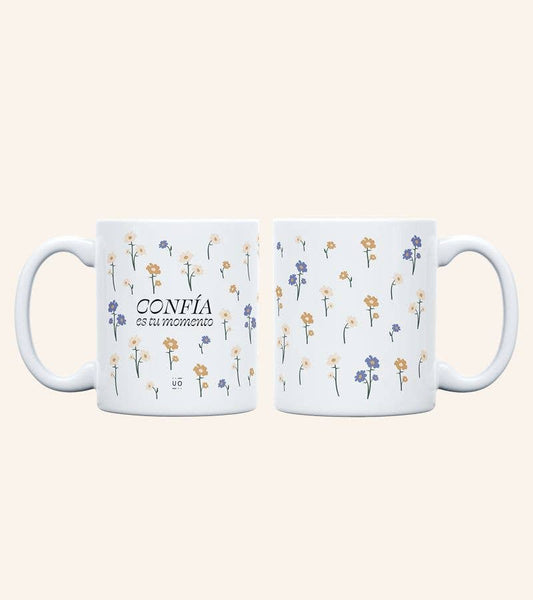 Taza "Confía Es Tu Momento"