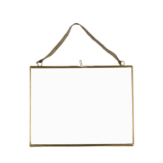 Marco colgante de latón para paisaje 20x15cm