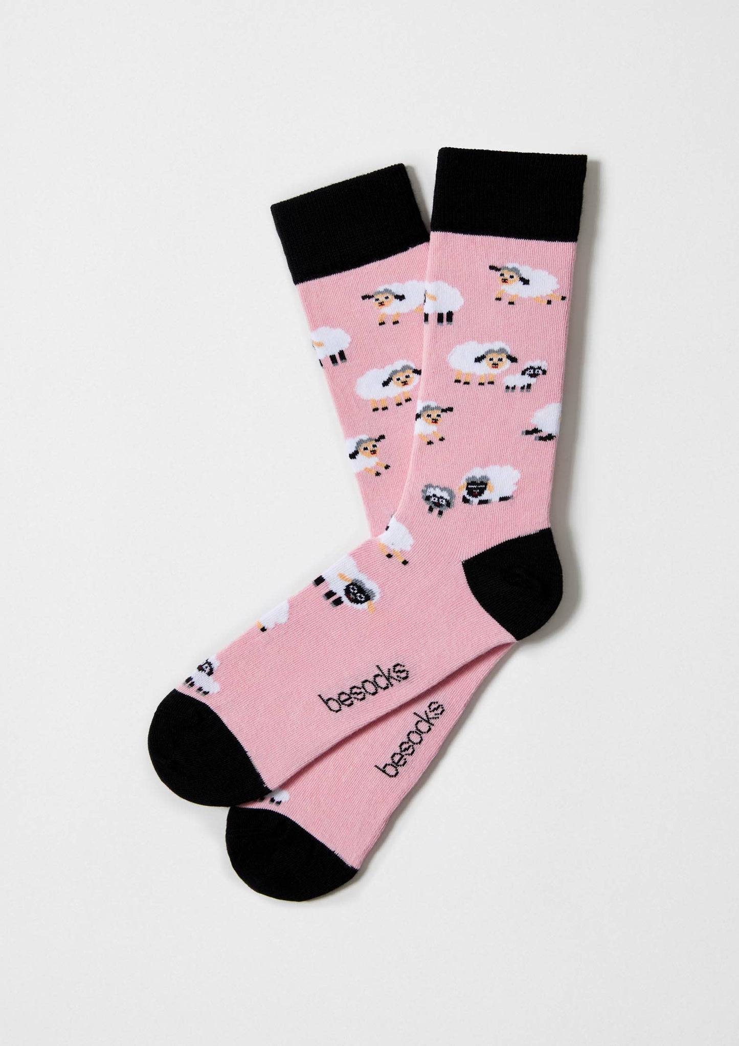 BeSheep Pink - 100% Organic Cotton Socks