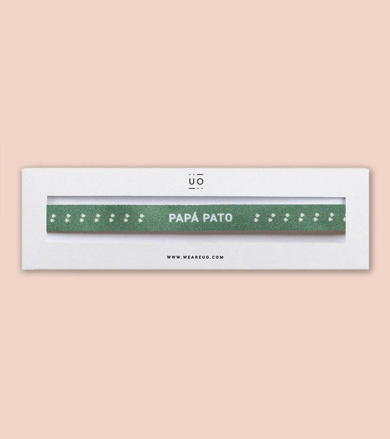 Pulsera Tela "Papá Pato"