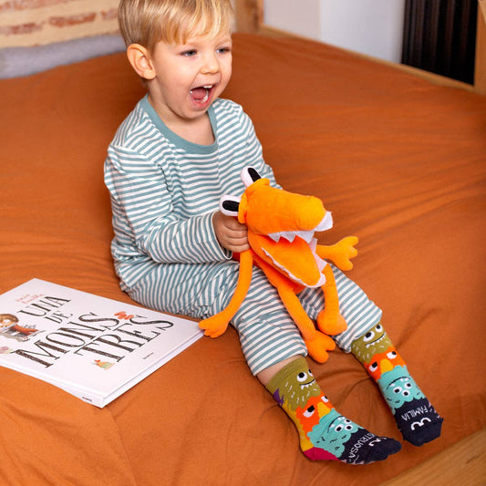 Calcetines Mini "Familia monstruosa"