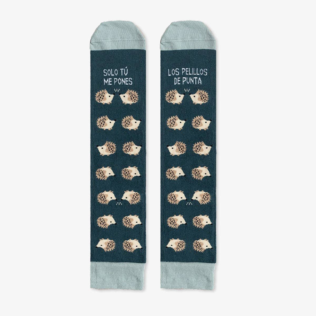Calcetines "Me Pones Los Pelillos De Punta" Azul