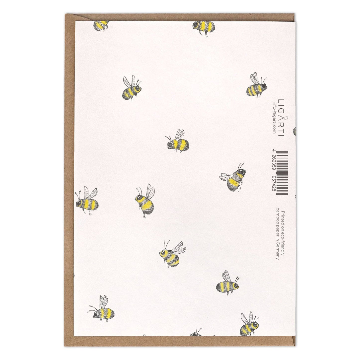 Tarjeta plegable – Enjambre de abejas