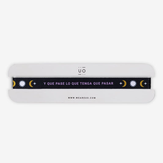 Pulsera Tela “Y que pase lo que tenga que pasar”