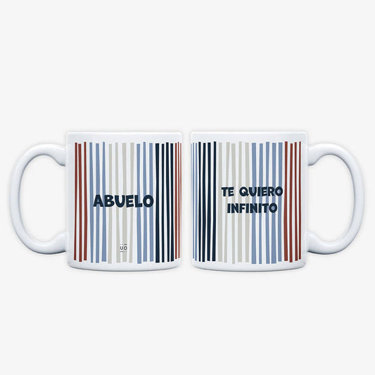Taza "Abuelo, te quiero infinito"
