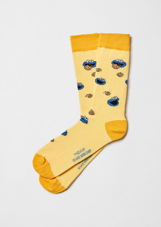 BeSesameStreet Cookie Monster Yellow - 100% Organic Cotton