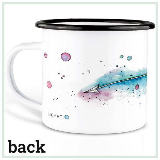 Taza de esmalte – Raya Espacial