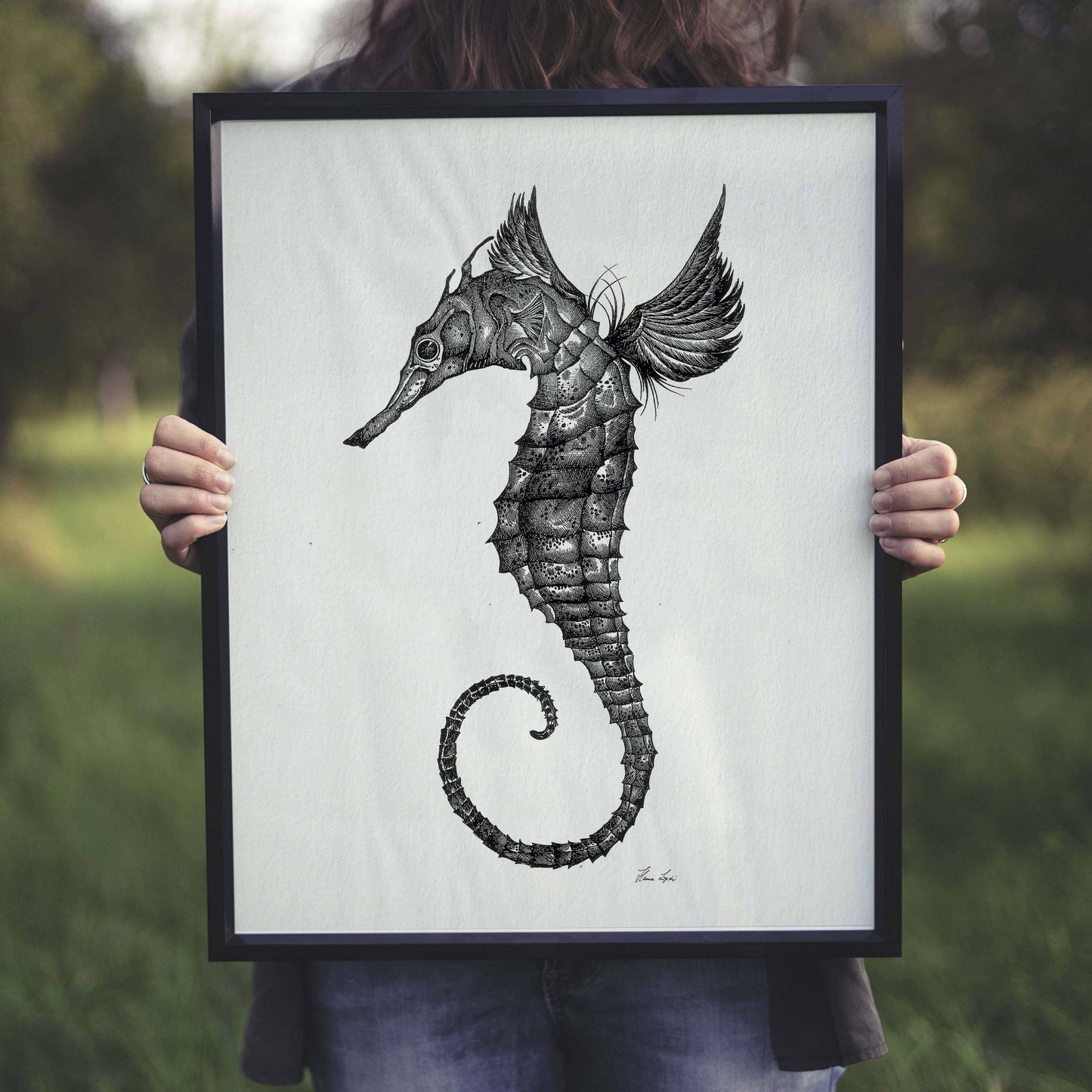 Impresión artística - Caballito de mar
