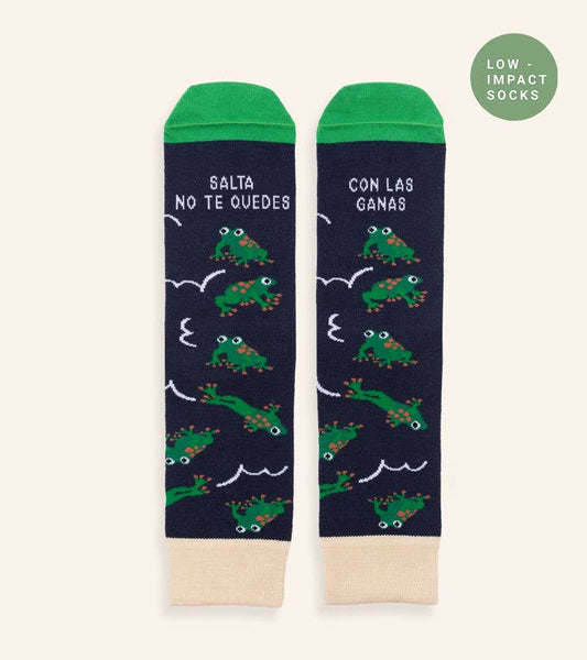 Calcetines "Salta, No Te Quedes Con Las Ganas" - Low Impact