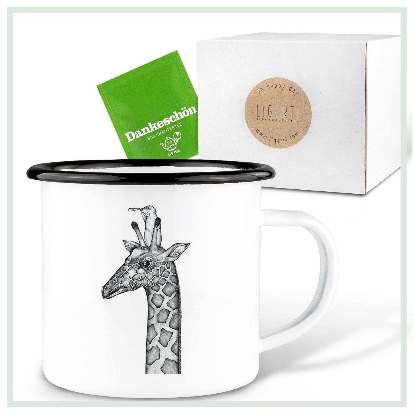 Taza esmaltada – Buena vista