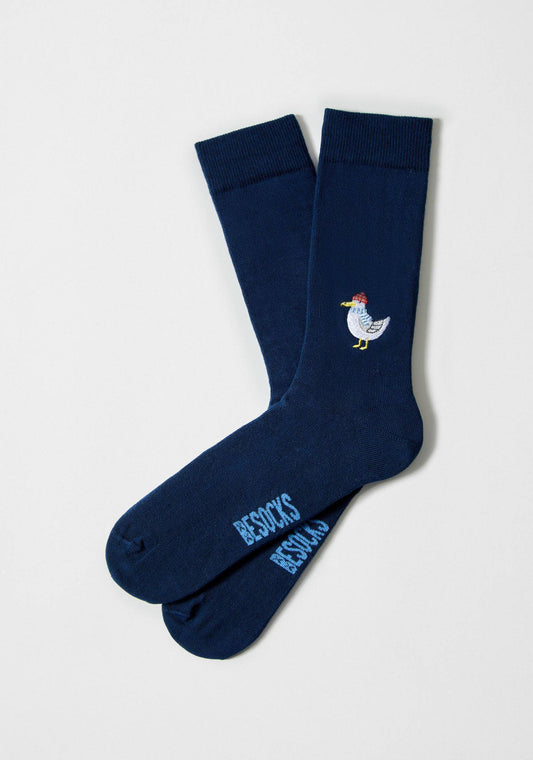BeSeagull Bordado - 100% Organic Cotton Socks