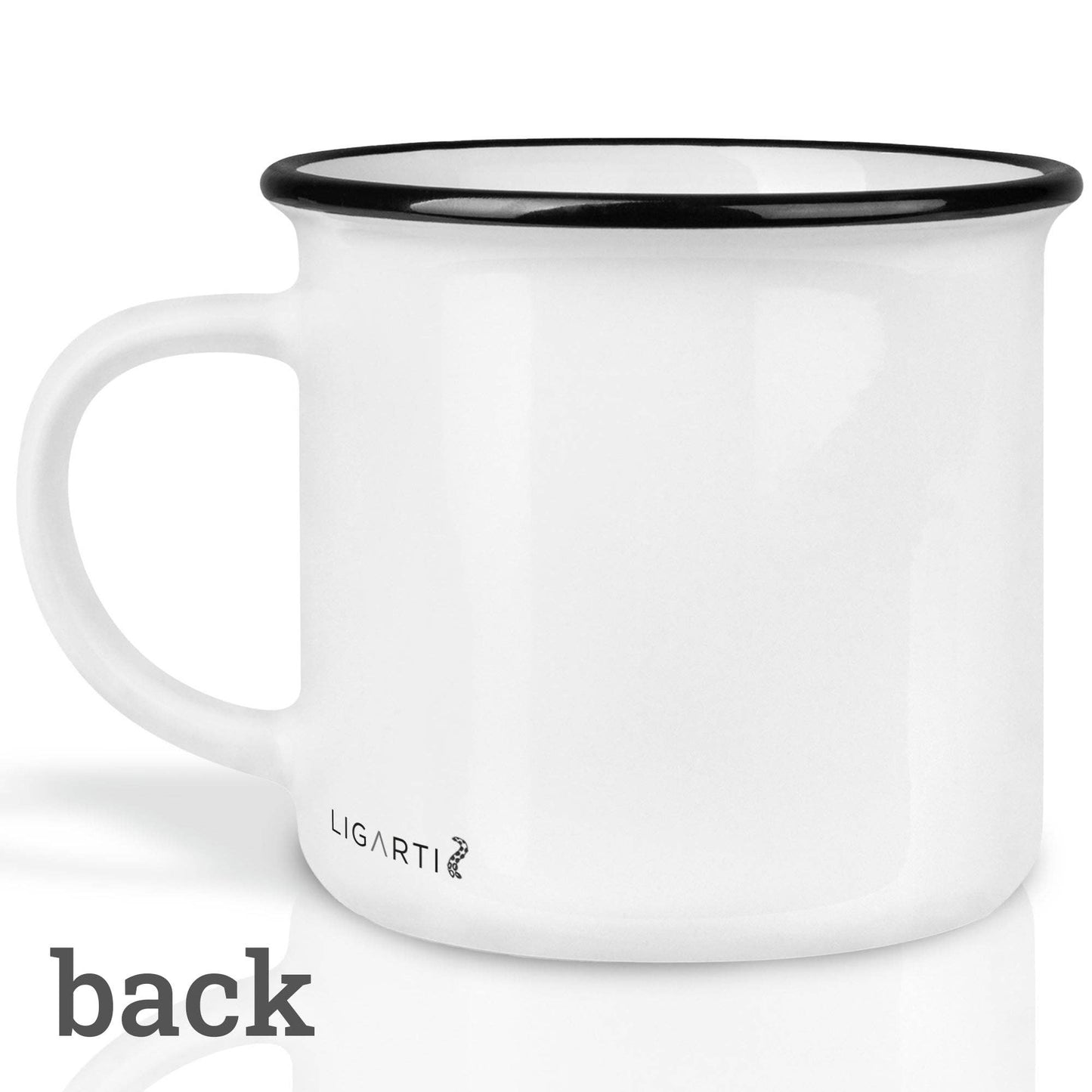 Taza de cerámica con diseño de pulpo