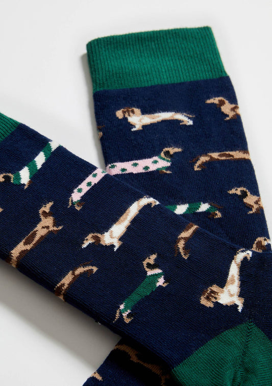 BePets Blue - 100% Organic Cotton Socks