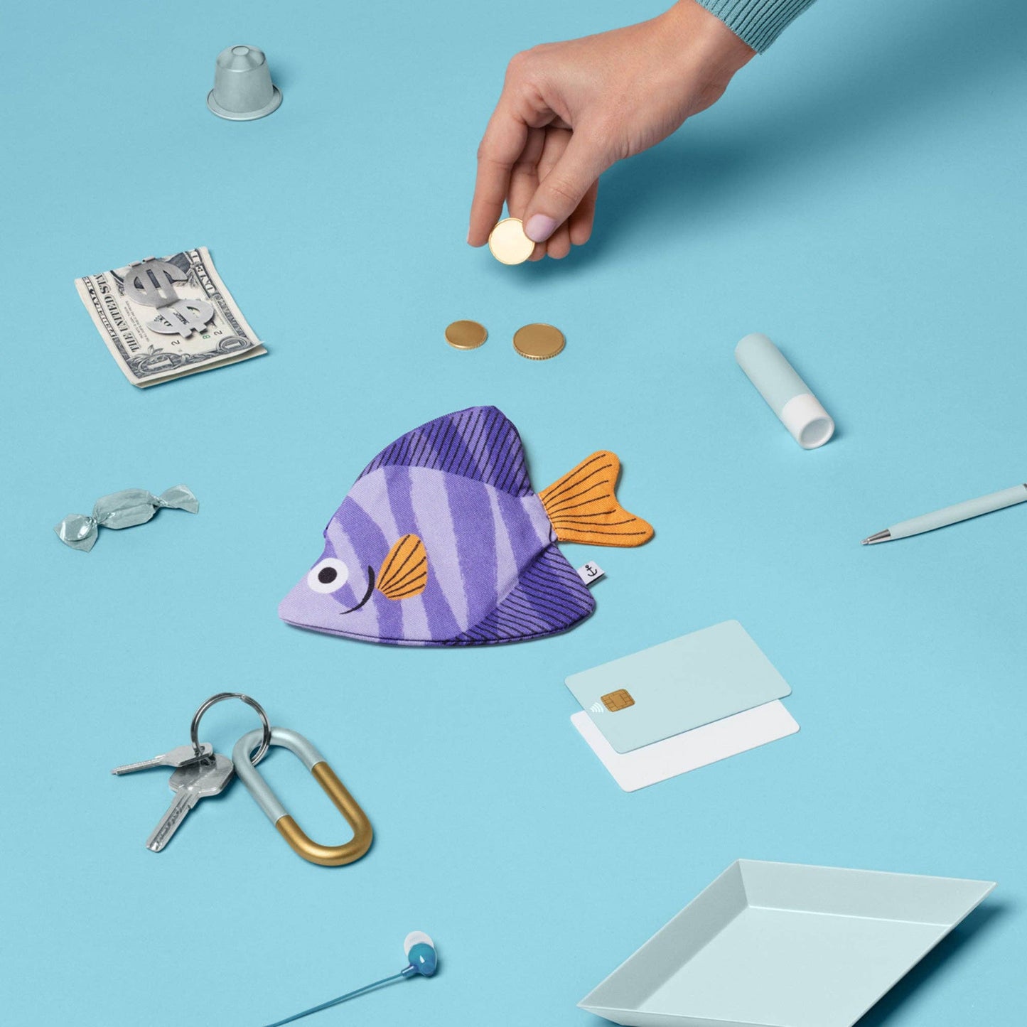 Llavero Moonyfish - Lila