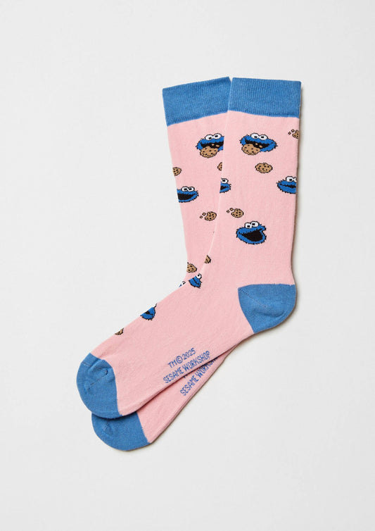 BeSesameStreet Cookie Monster Pink - 100% Organic Cotton
