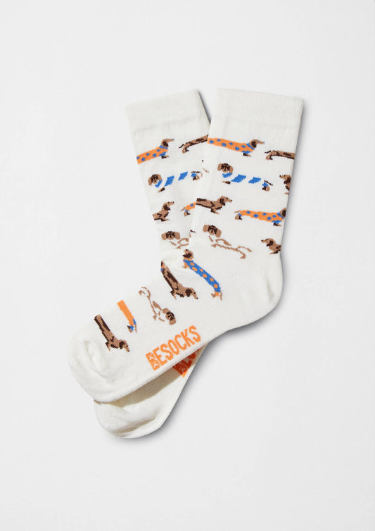 BePets OffWhite - 100% Organic Cotton Socks