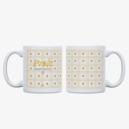 Taza "Profe siempre inspiras"