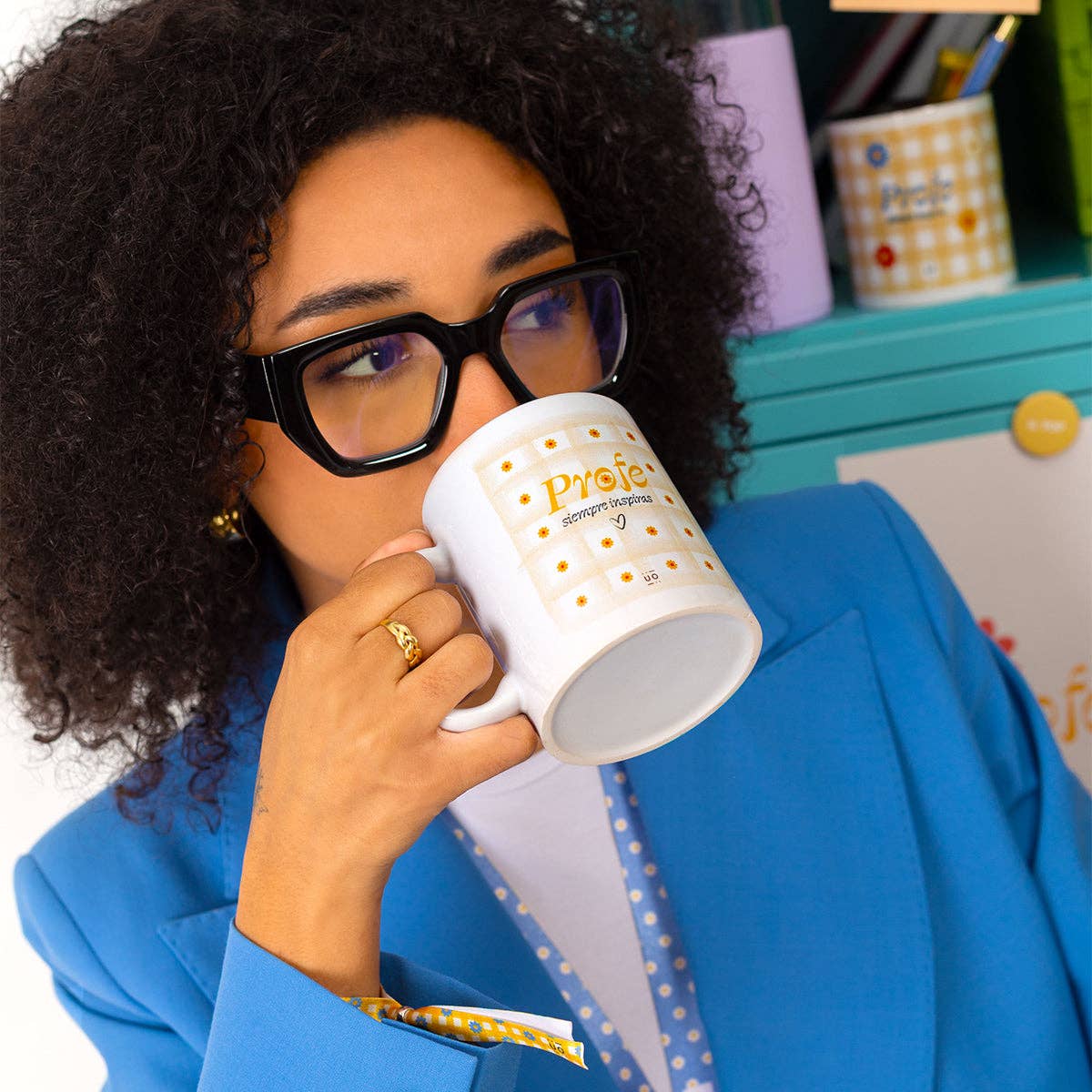 Taza "Profe siempre inspiras"