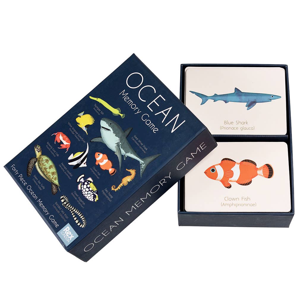 Juego de memoria del océano (40 piezas)