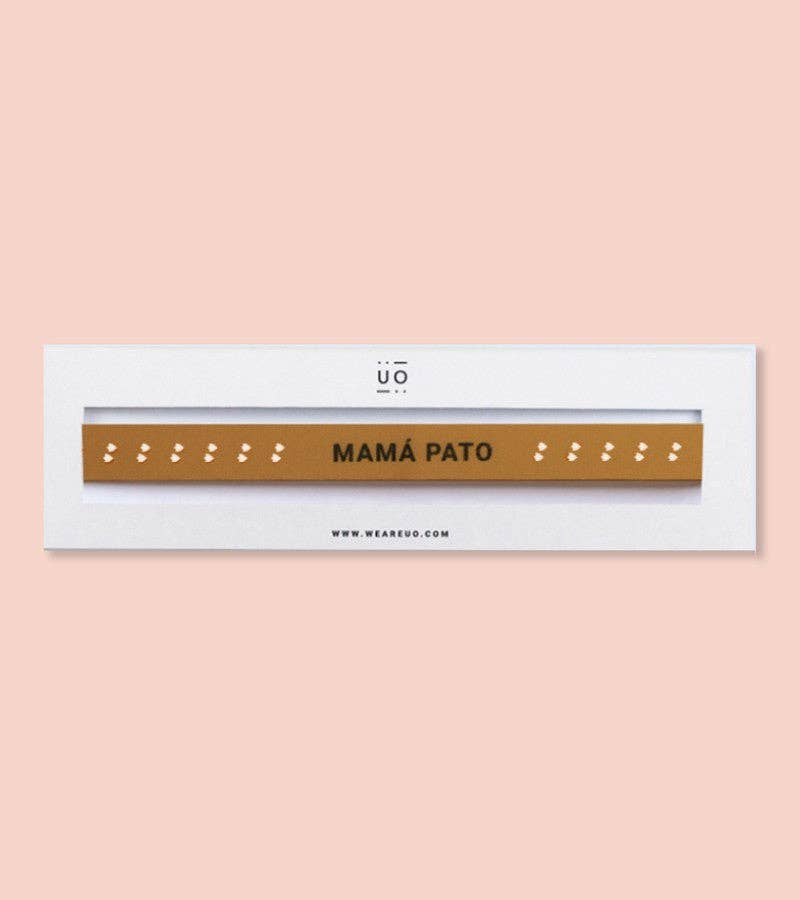 Pulsera Tela "Mamá Pato"