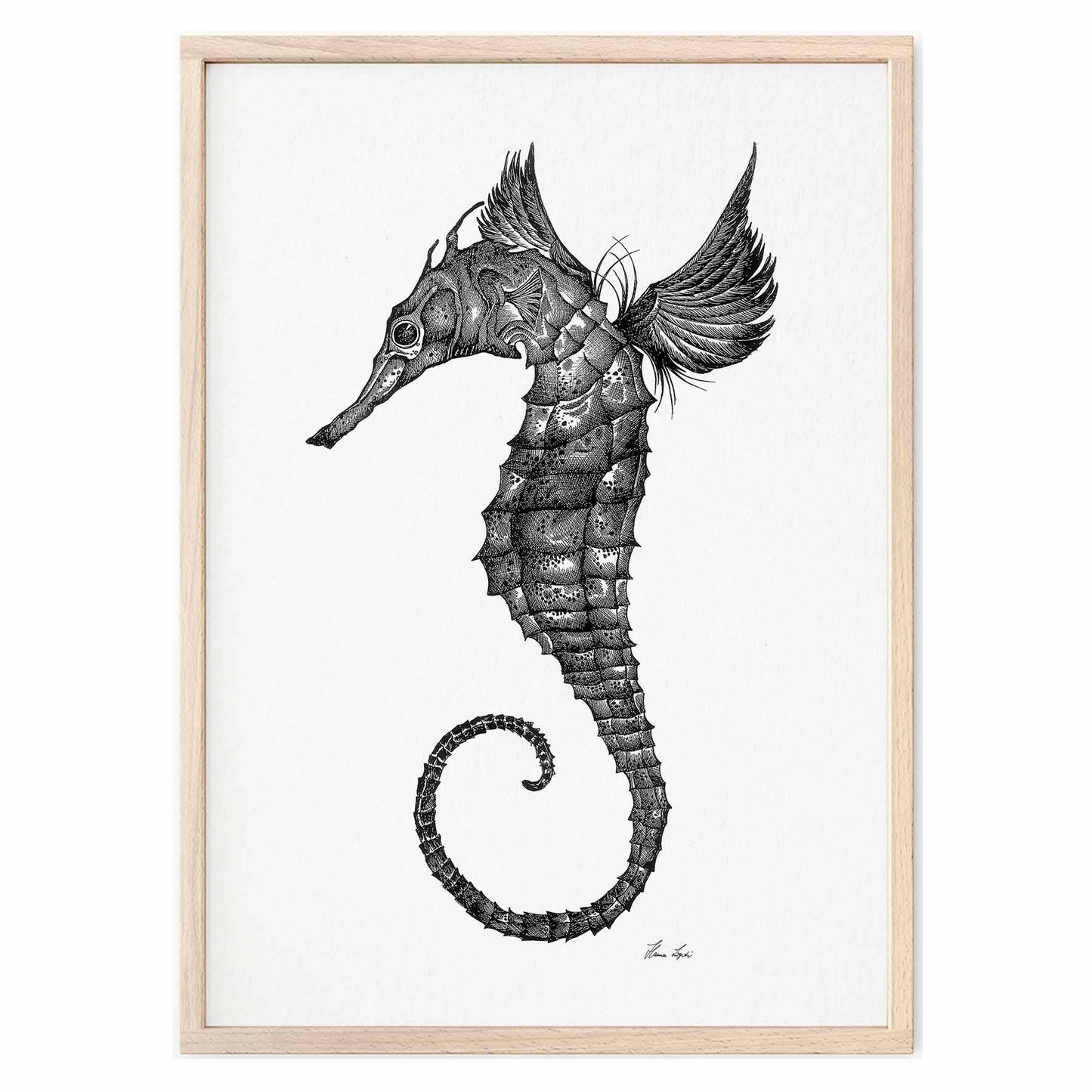 Impresión artística - Caballito de mar