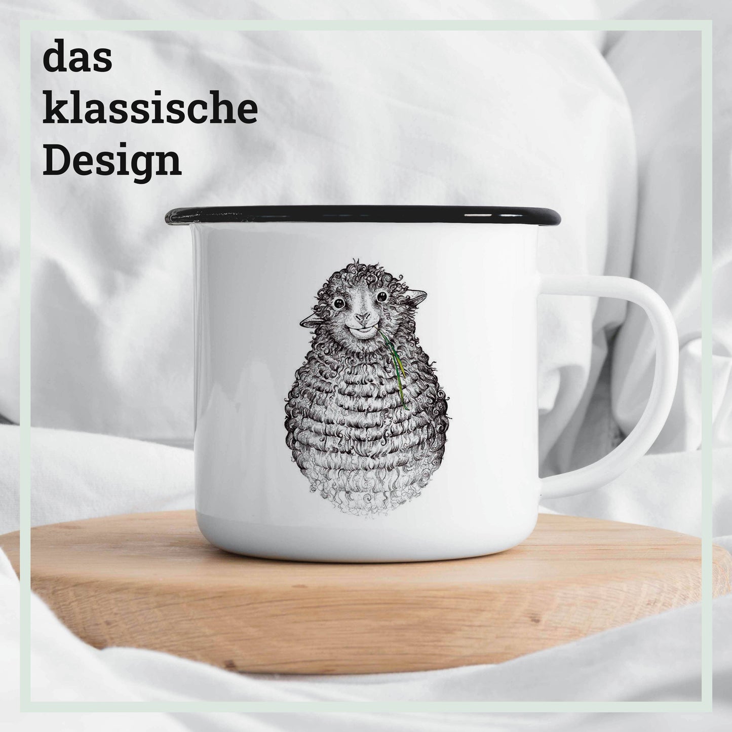 Taza esmaltada – Wollfried