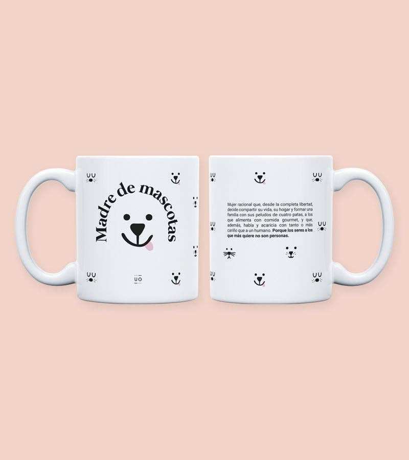 Taza "Madre De Mascotas"