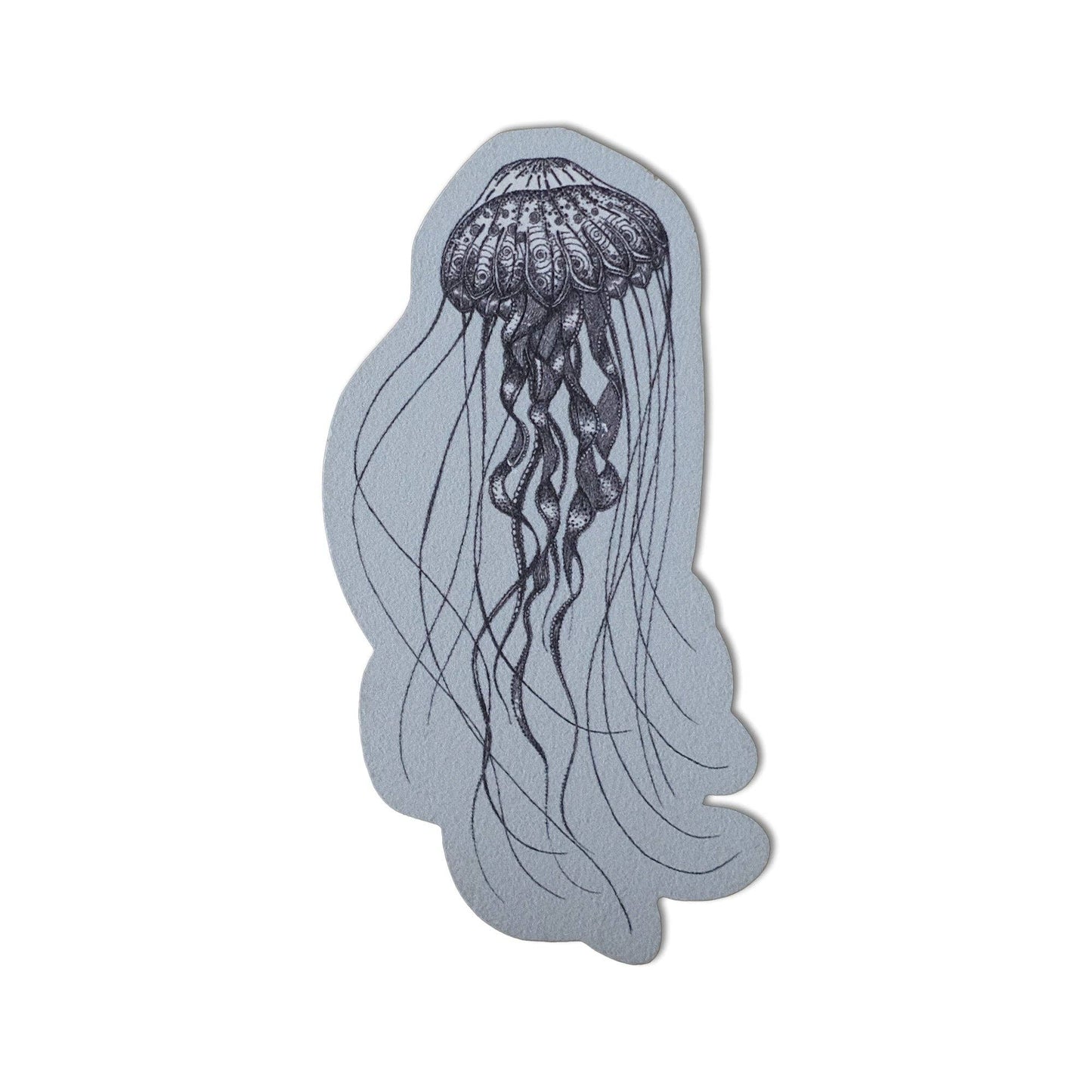 Imán de madera - Medusa de aguas profundas