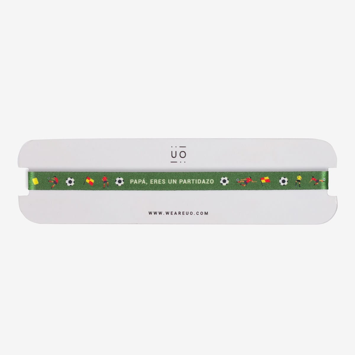 Pulsera Tela "Papá, tú si que eres un partidazo"