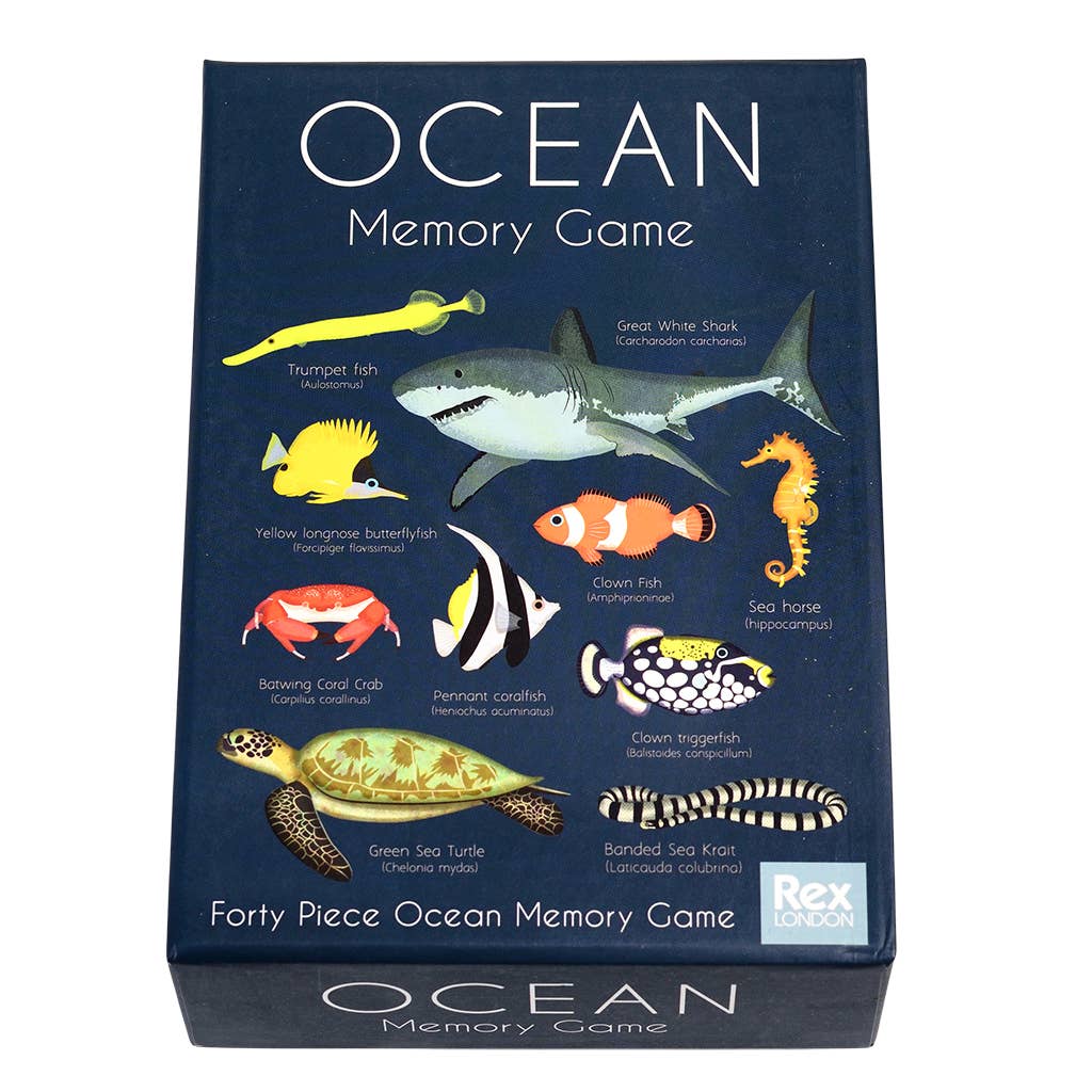 Juego de memoria del océano (40 piezas)