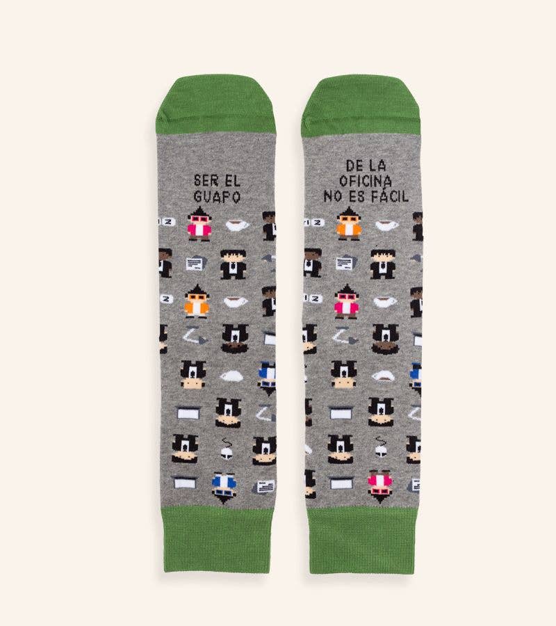 Calcetines "Ser el guapo de la oficina no es fácil"